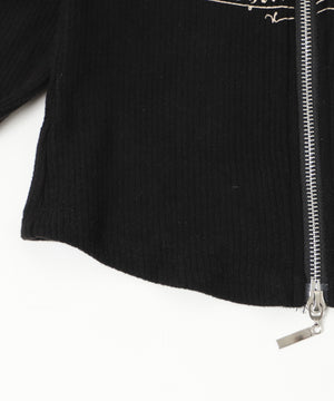 ファーグラフィックWジップニット