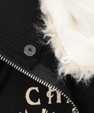 ファーグラフィックWジップニット