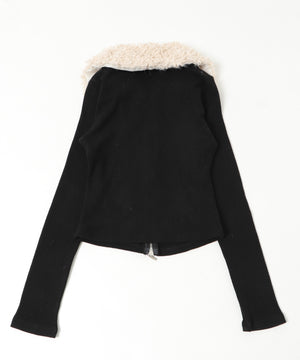 ファーグラフィックWジップニット