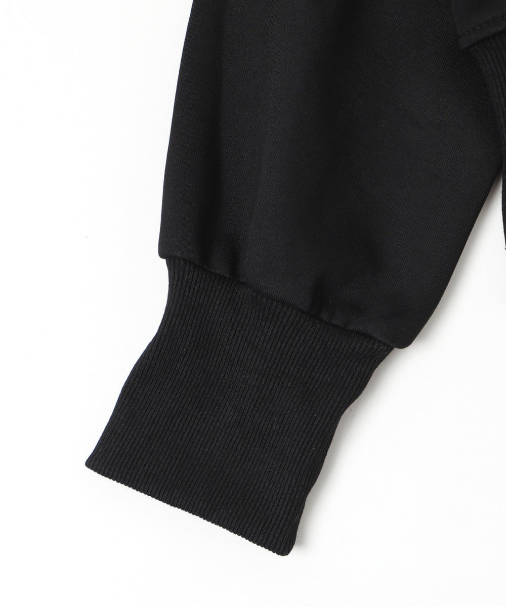 ラインストーンロゴファ－ジップーパーカー