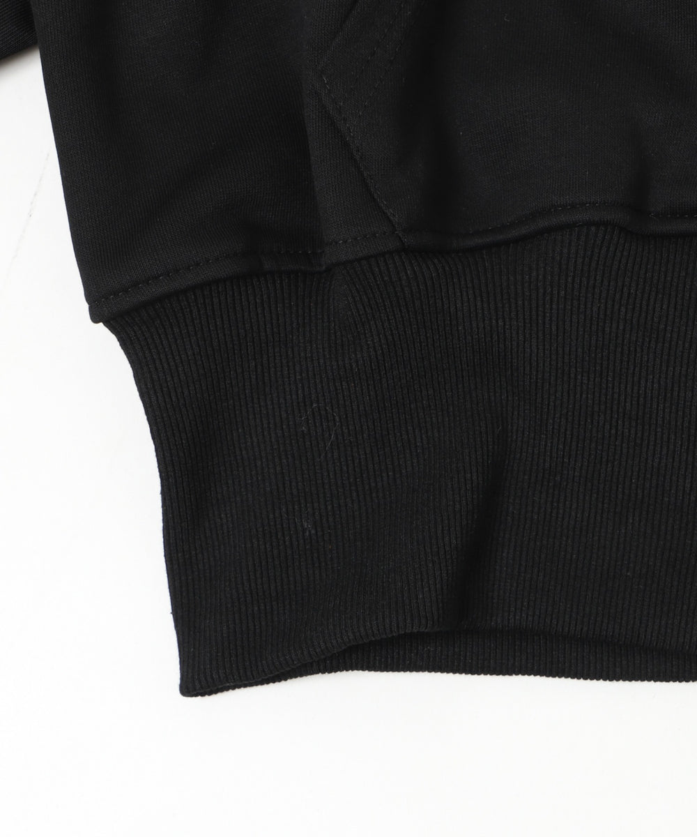 ラインストーンロゴファ－ジップーパーカー