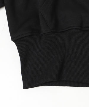 ラインストーンロゴファ－ジップーパーカー