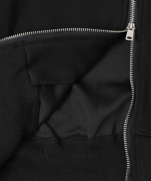 ラインストーンロゴファ－ジップーパーカー