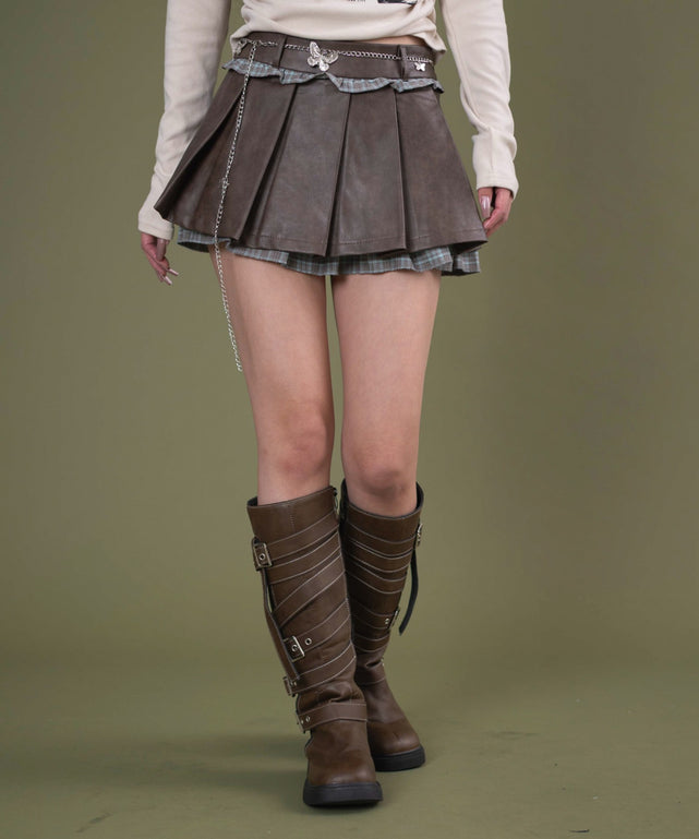 ブラウン モデル：163cm S着用