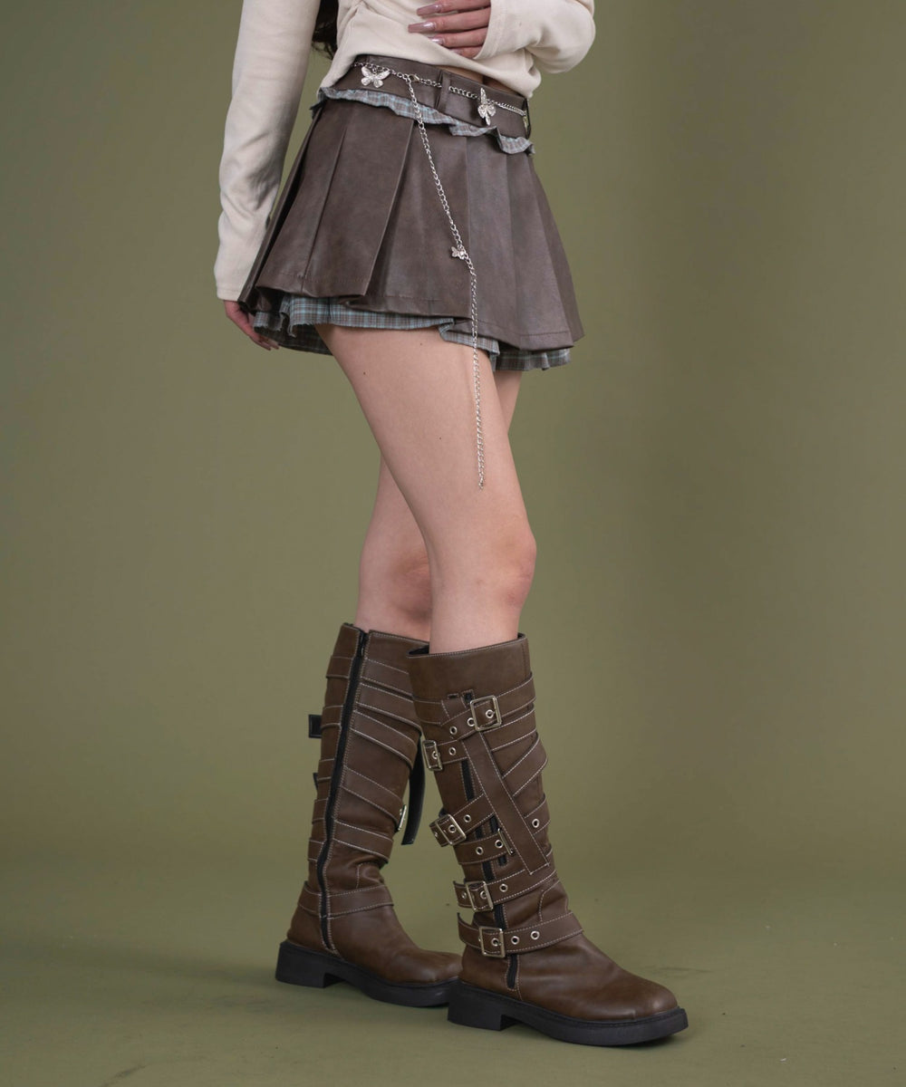 ブラウン モデル：163cm S着用