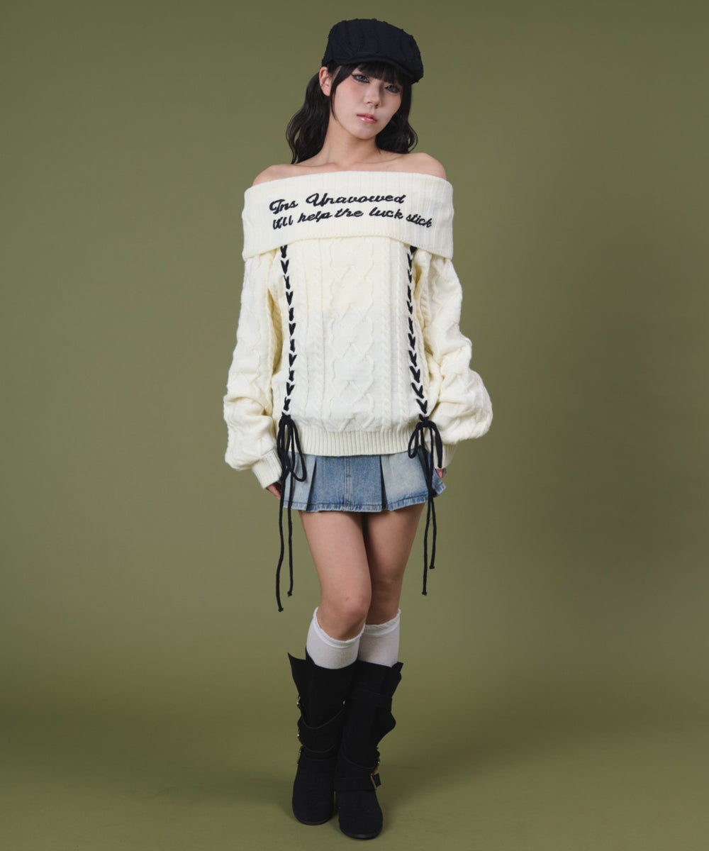 ホワイトアイボリー モデル：160cm F着用