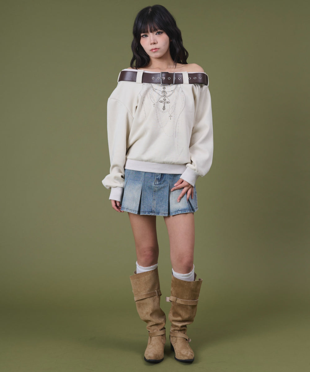 ホワイトアイボリー モデル：160cm F着用