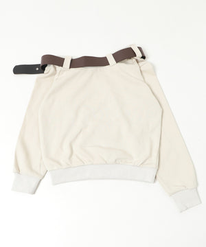 ベルトトップオフショルダー