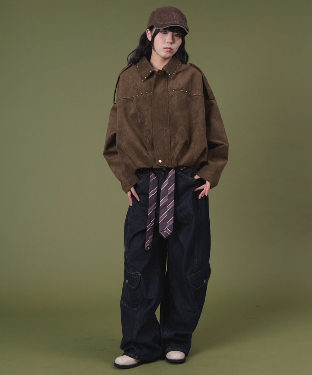 ブラウン モデル：160cm F着用