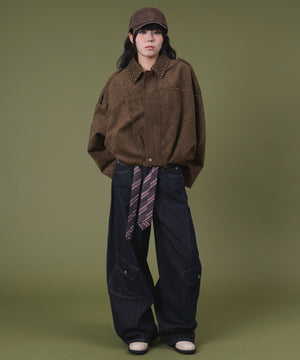 ブラウン モデル：160cm F着用