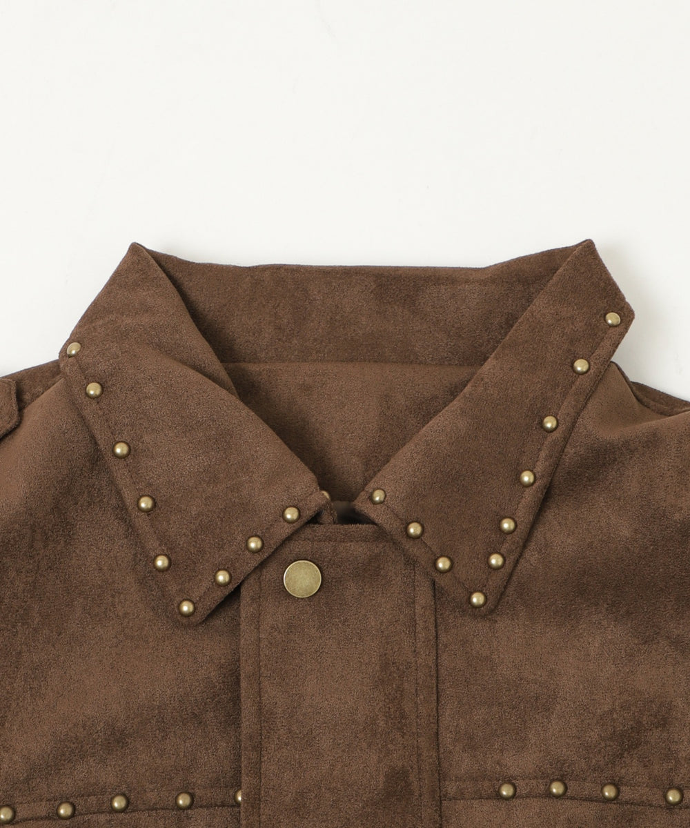 スタッズデザインウエスタンジャケット