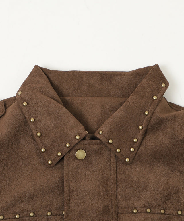 スタッズデザインウエスタンジャケット