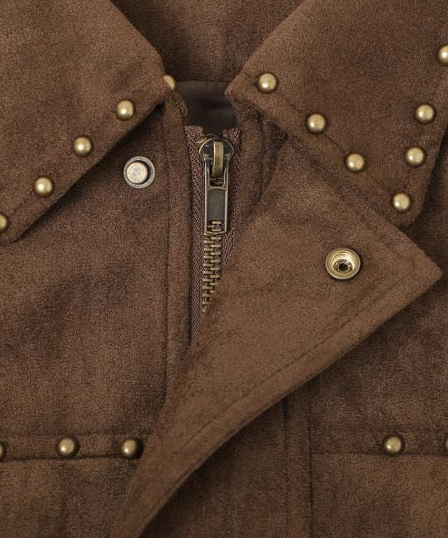 スタッズデザインウエスタンジャケット