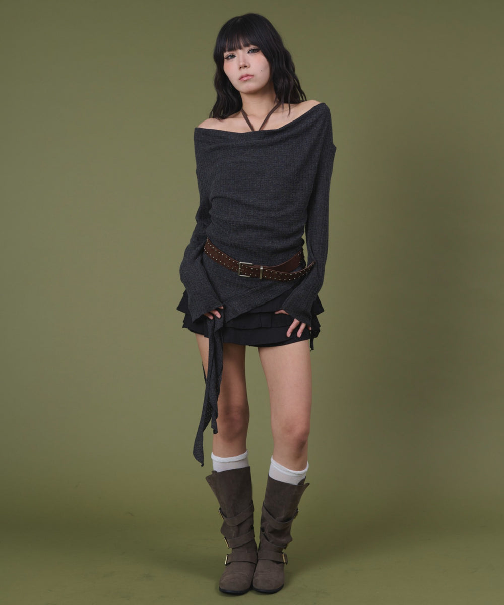 チャコール モデル：160cm F着用