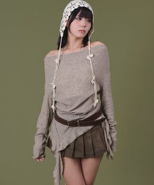 ベージュ モデル：160cm F着用