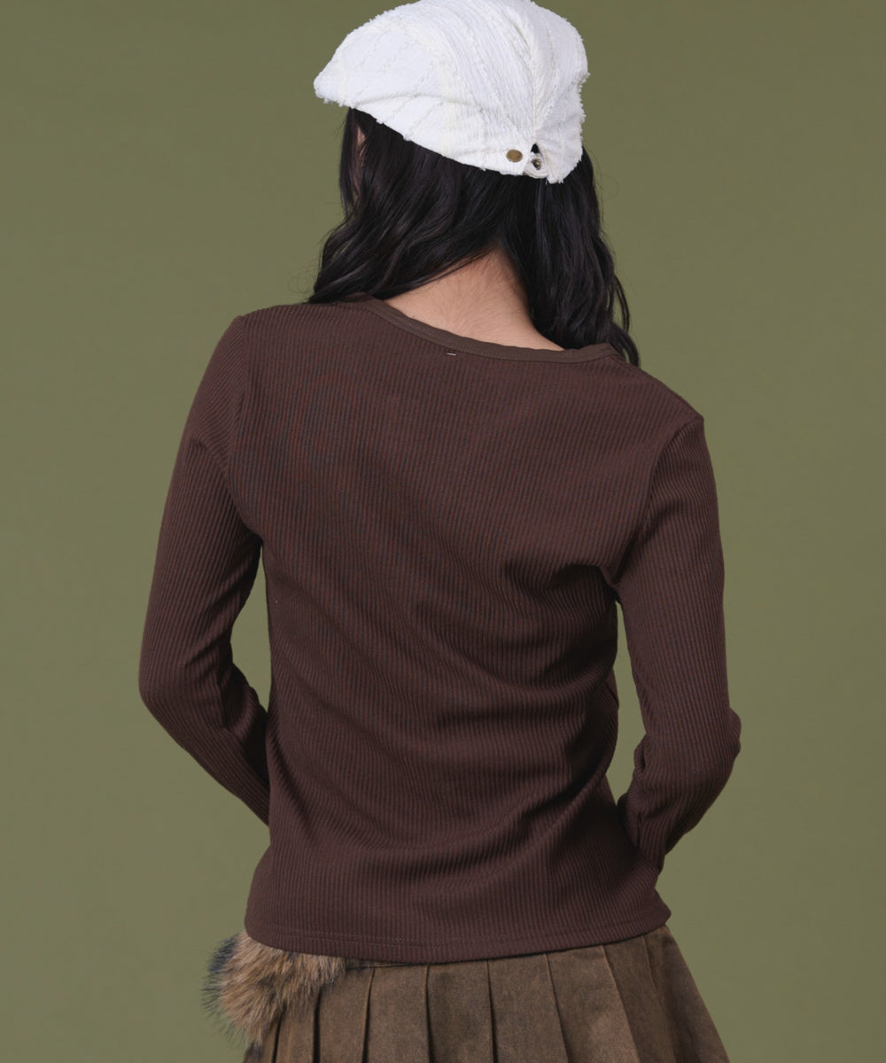 ブラウン モデル：160cm F着用