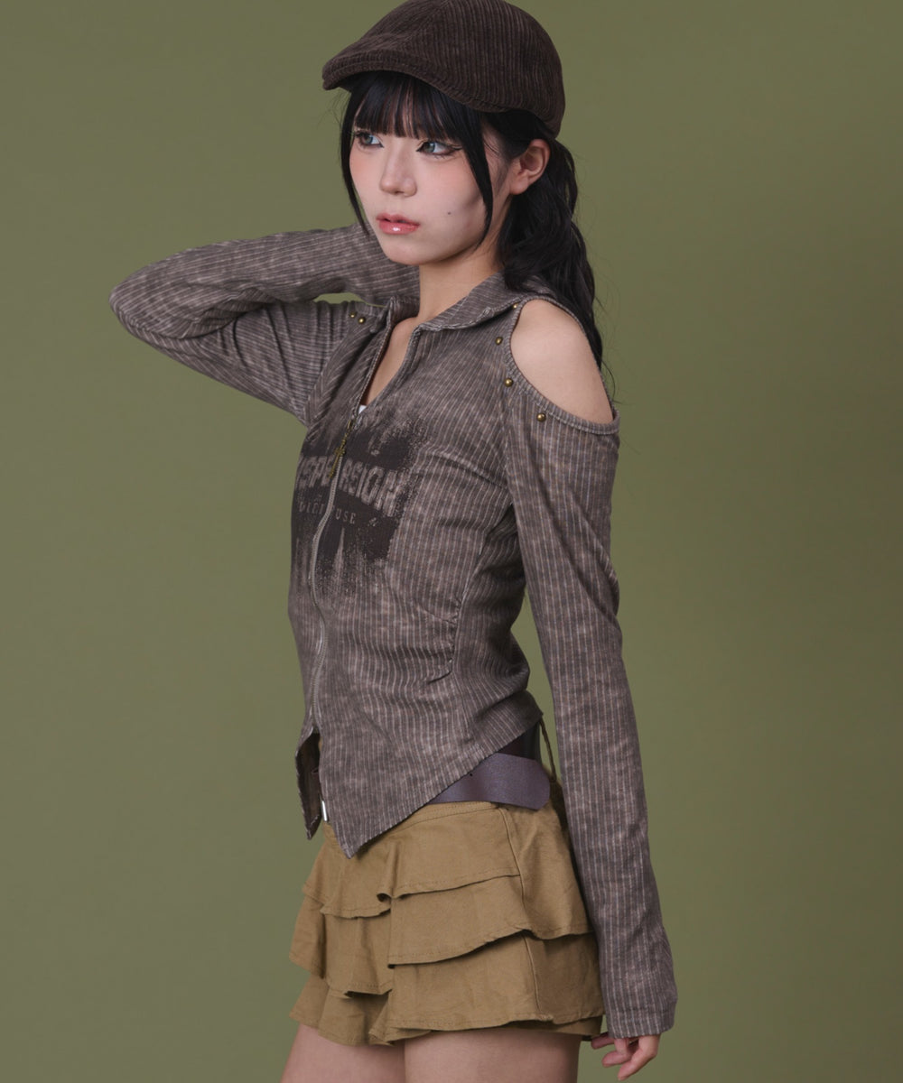 ブラウン モデル：160cm F着用