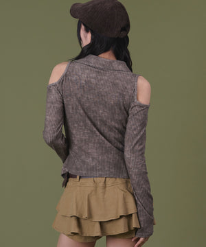 ブラウン モデル：160cm F着用