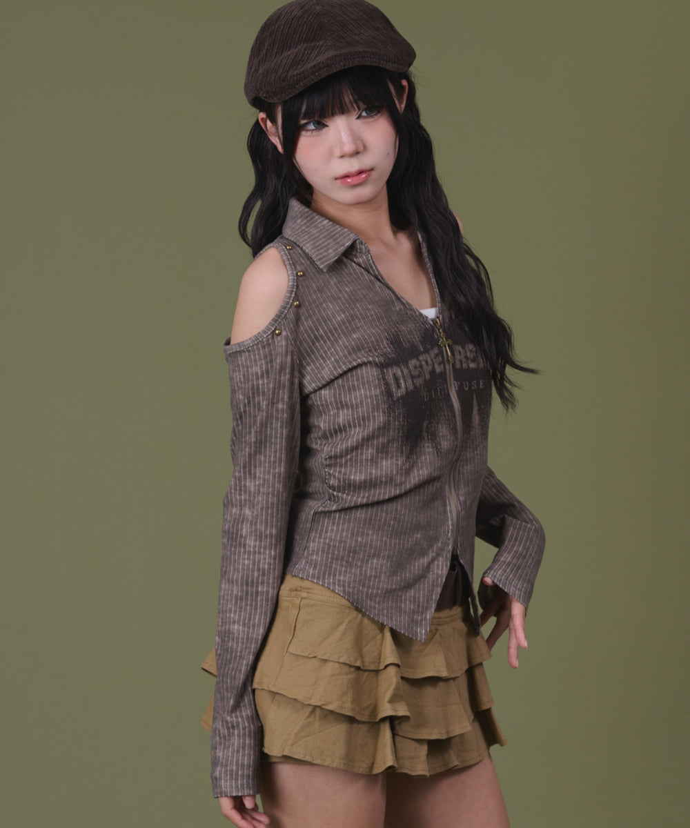 ブラウン モデル：160cm F着用