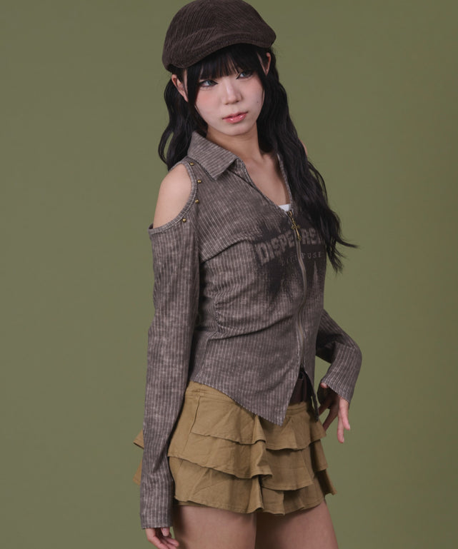 ブラウン モデル：160cm F着用