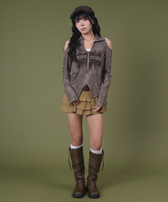 ブラウン モデル：160cm F着用