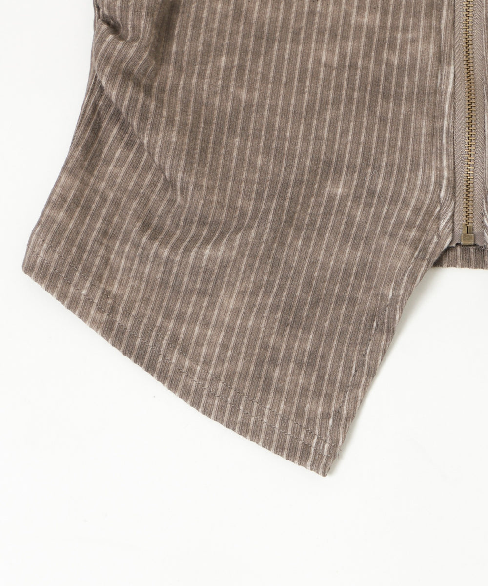 ショルダーデザインジップトップ