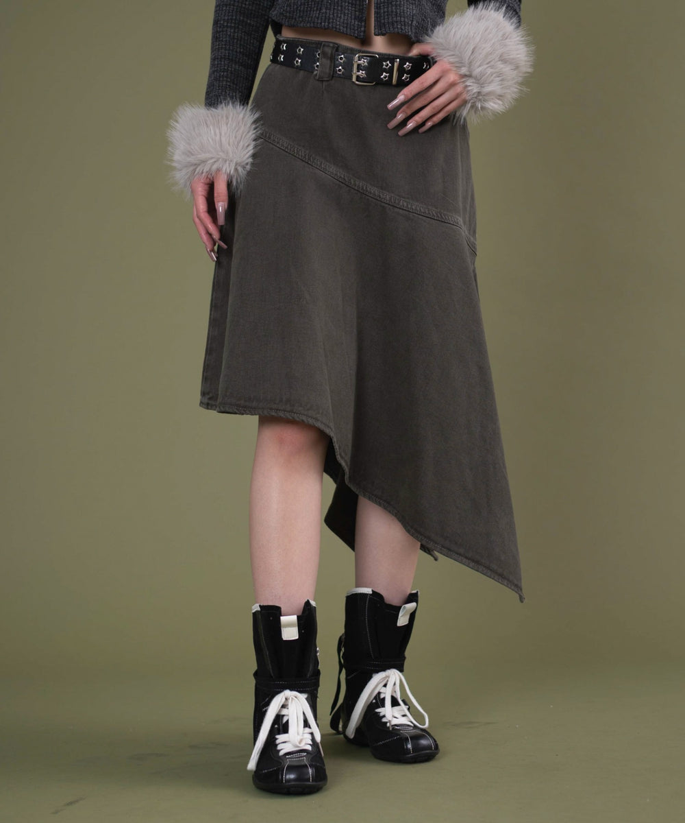 カーキ モデル：163cm F着用