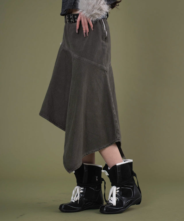 カーキ モデル：163cm F着用