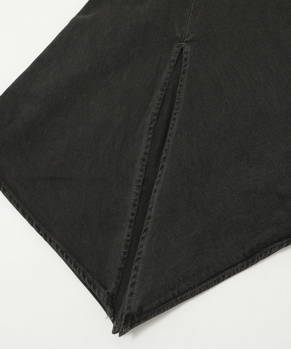 ベルト付きヘムスカート