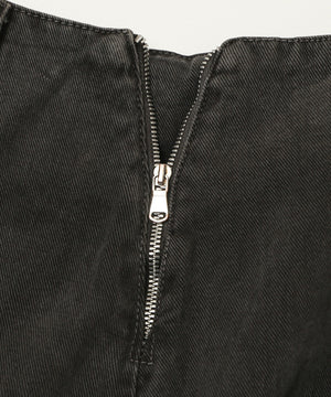 ベルト付きヘムスカート