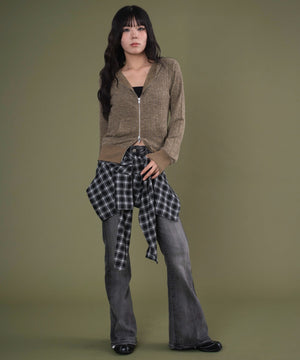 カーキ モデル：160cm F着用