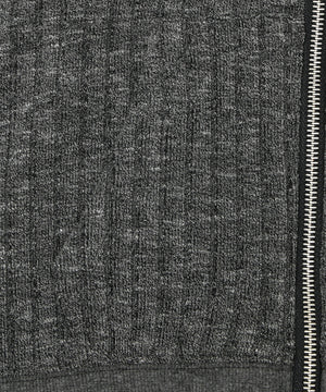 フードラインストーンジップパーカー