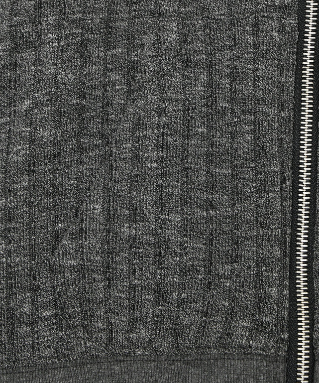 フードラインストーンジップパーカー