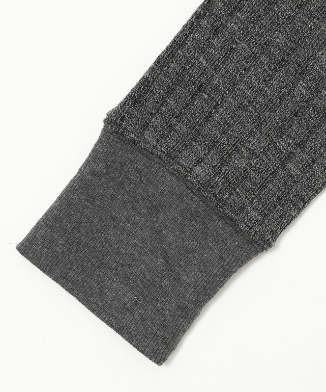 フードラインストーンジップパーカー