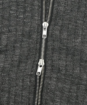 フードラインストーンジップパーカー