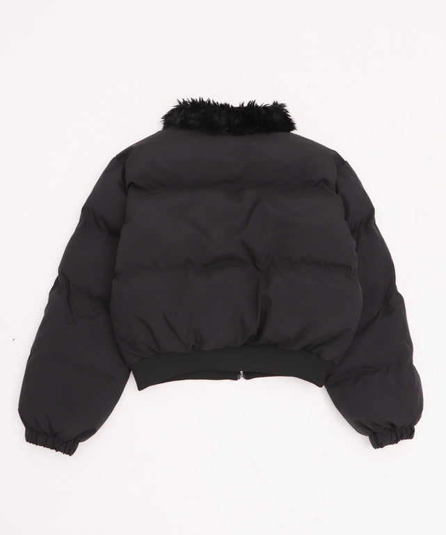 Fファーロゴパデッドブルゾン