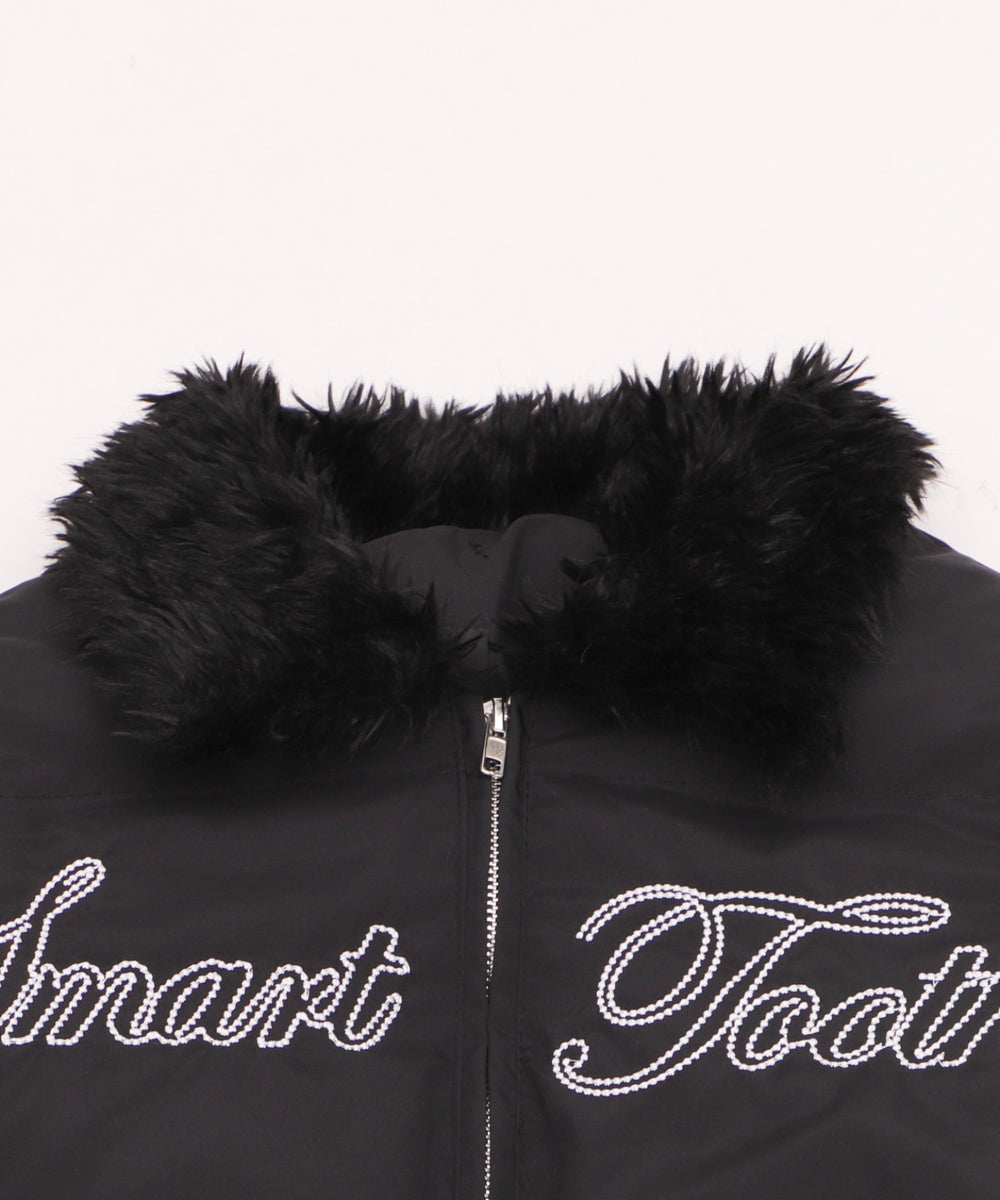 Fファーロゴパデッドブルゾン