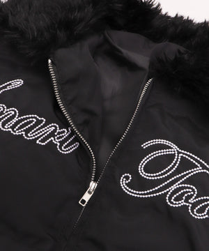 Fファーロゴパデッドブルゾン