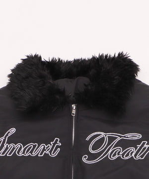 Fファーロゴパデッドブルゾン