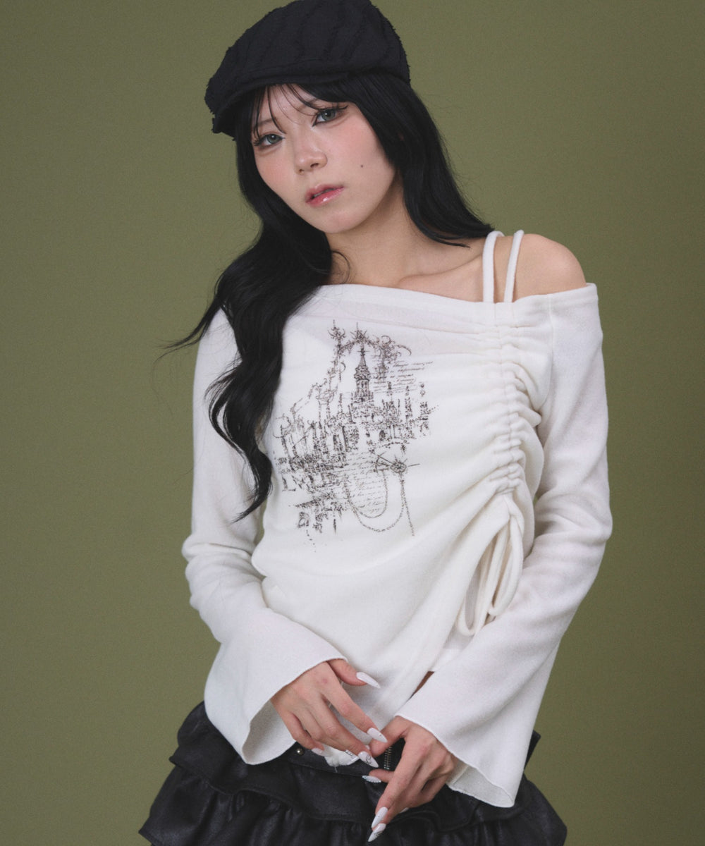 ホワイト モデル：160cm F着用