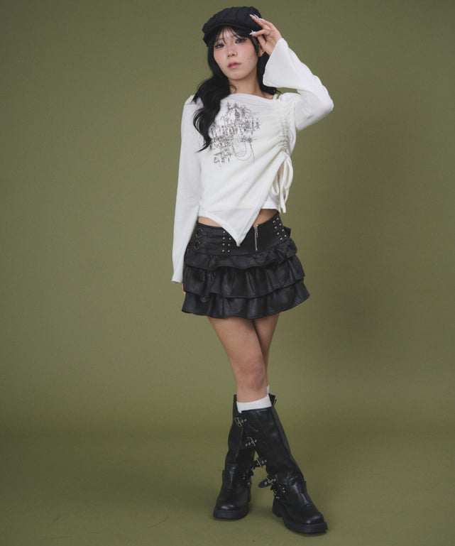 ホワイト モデル：160cm F着用