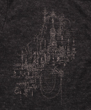 ドロストショルダーグラフィックトップ