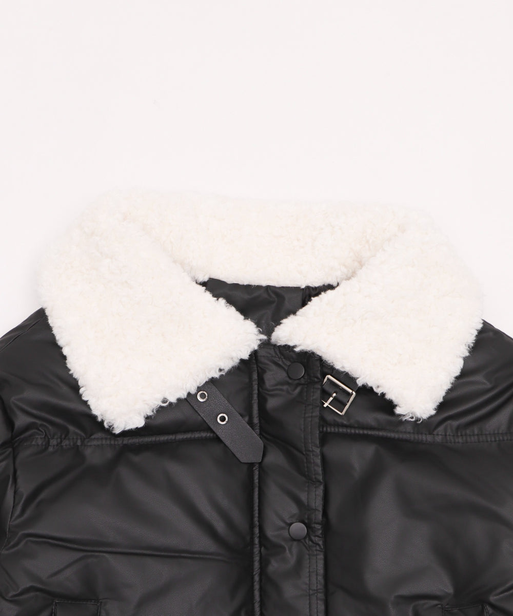 Fファーパデッドブルゾン