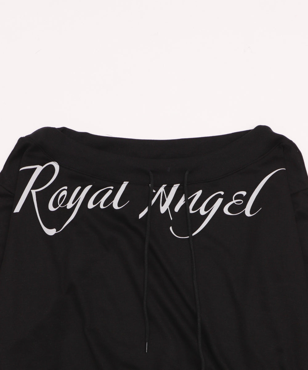 オフショルロゴルーズトップ