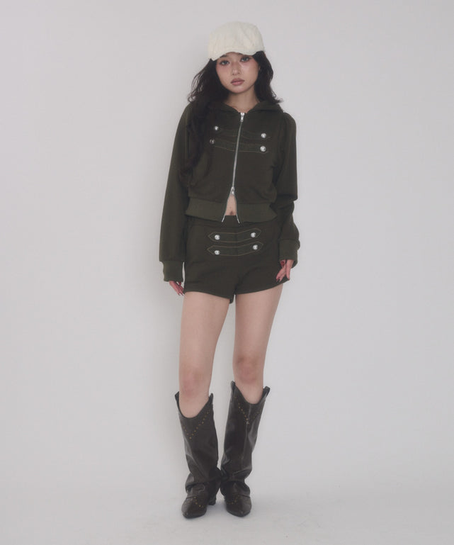 カーキ モデル：163cm F着用