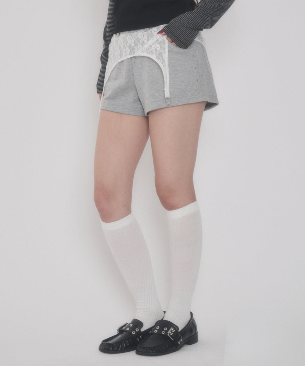 杢グレー モデル：163cm F着用