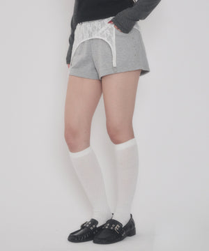 杢グレー モデル：163cm F着用
