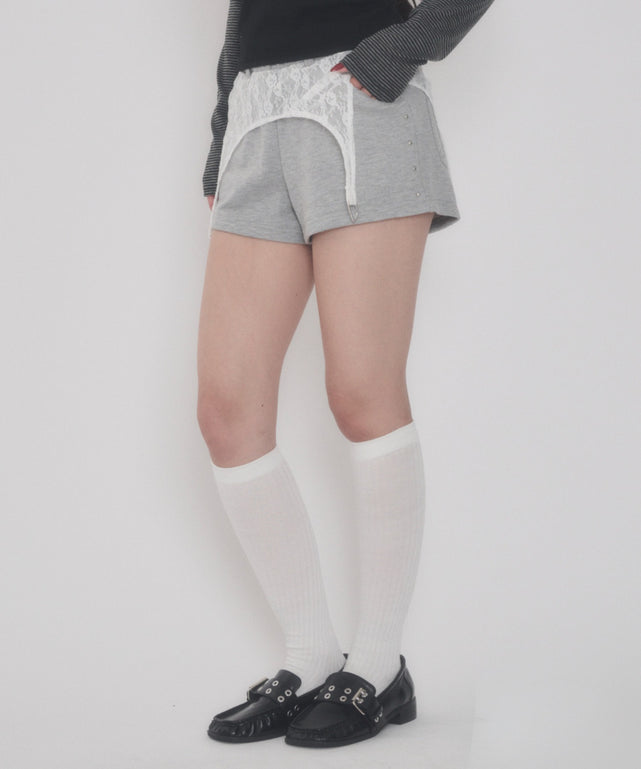 杢グレー モデル：163cm F着用