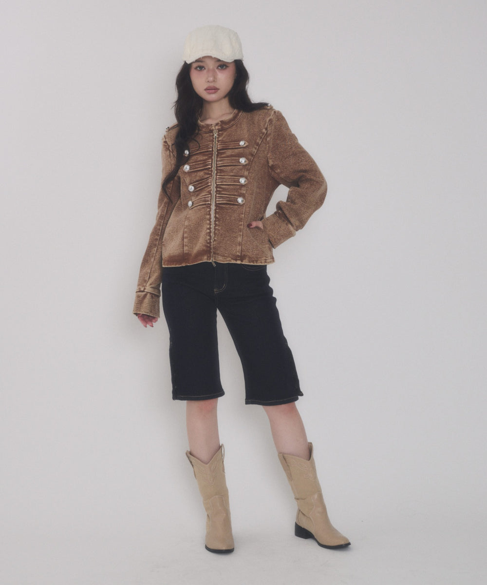 デニムインディゴ モデル：163cm S着用