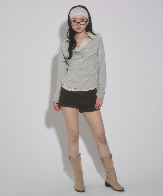 ブラウン モデル：154cm S着用